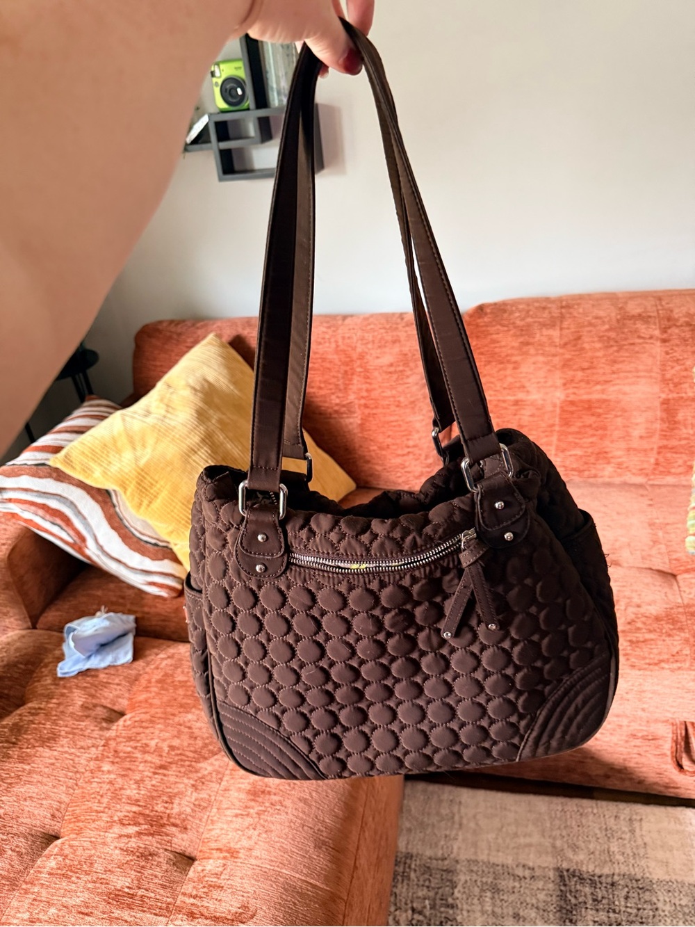 Vera Bradley Everyday Shoulder Bag Brown